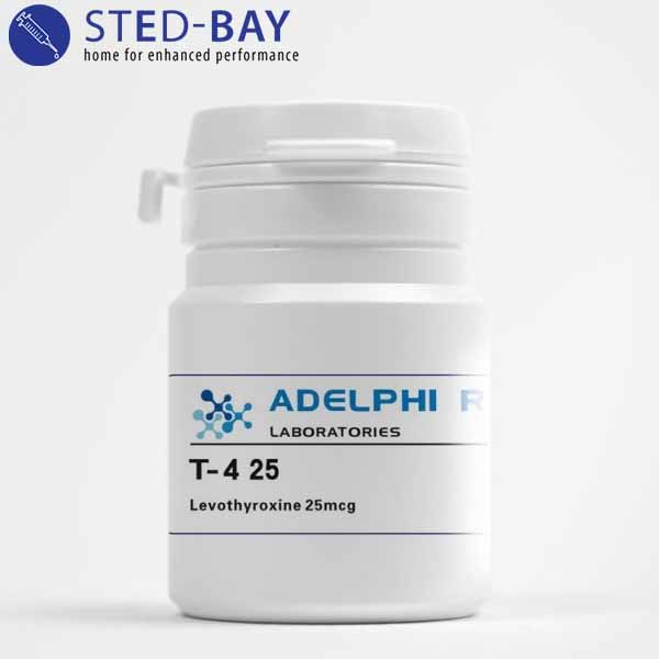 Buy ADELPHI RESEARCH T4 25MCG THYROID
