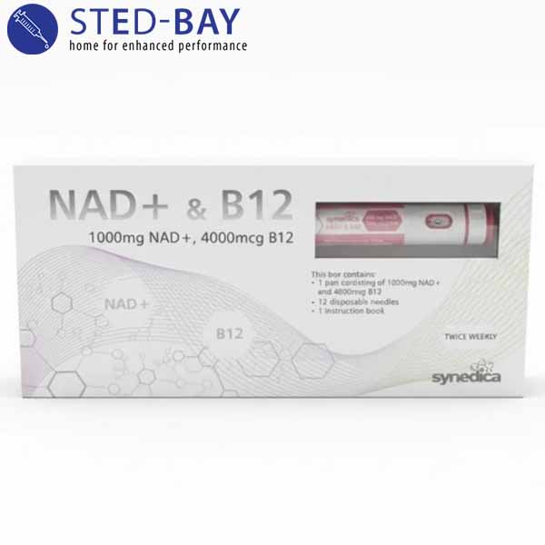 Buy NAD+ 1000mg & B12 4000mcg Injection Pen Kit- Synedica